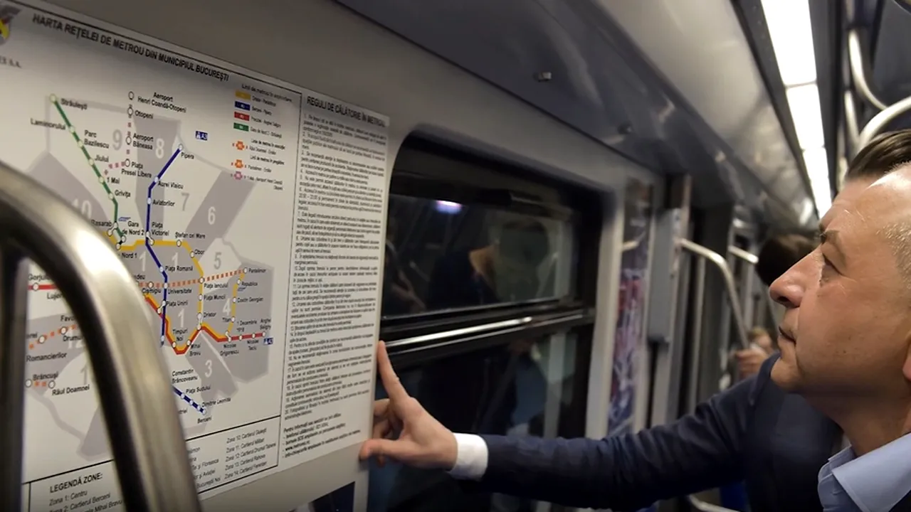 Candidatul PNL-PSD la Primăria Generală s-a plimbat cu metroul. Cătălin Cîrstoiu: „Implicarea lui Nicușor Dan e de nota 4. Trebuie exmatriculat real!”