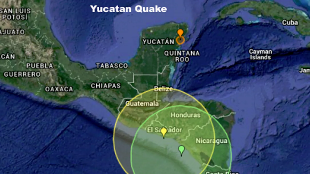 Serie de cutremure, inclusiv unul de 6,8 grade, produse în largul Mexicului