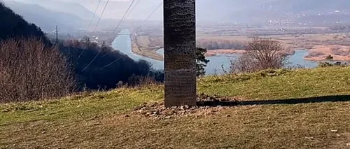 Presa britanică: Un monolit misterios a apărut în România după ce un obiect asemănător a dispărut din Utah! / Ce spun autoritățile române - VIDEO