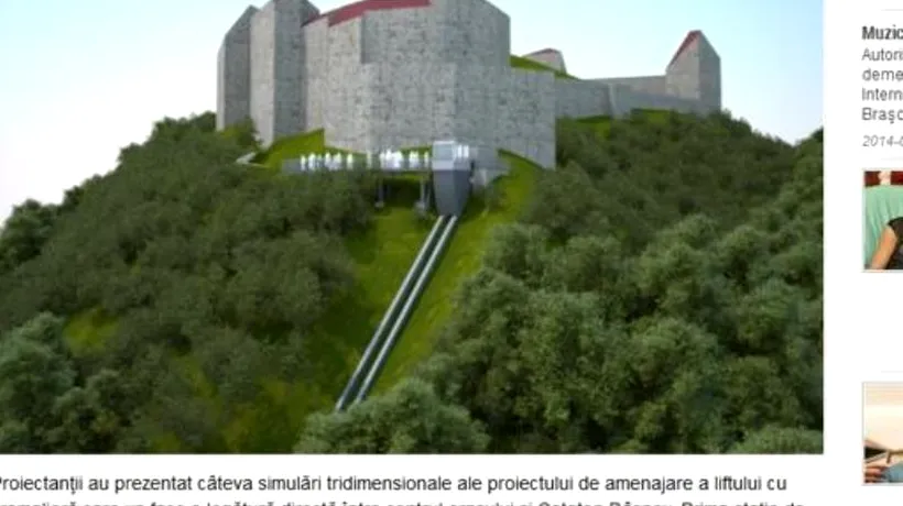 Cetatea Râșnov va fi modernizată. Ce planuri au autoritățile