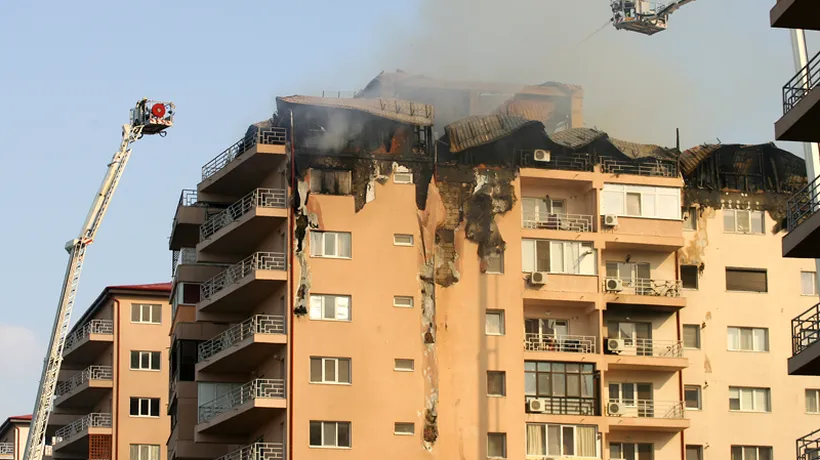 IGSU: 640 de persoane afectate de incendiul din Confort City, 24 de apartamente distruse