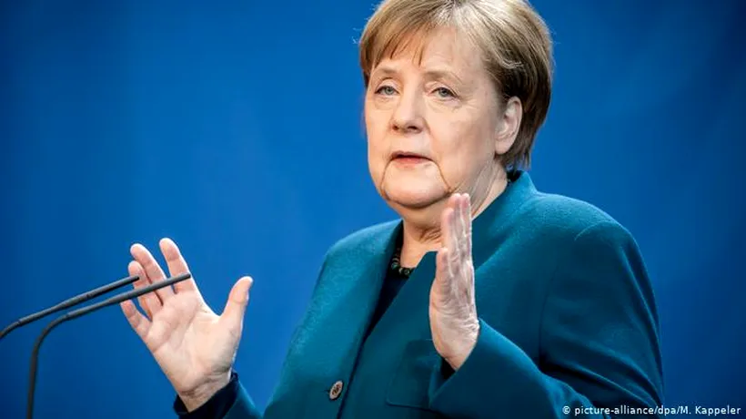 CORONAVIRUS. Angela Merkel: Criza pandemiei, cea mai mare provocare din istoria UE. Este nevoie de solidaritate