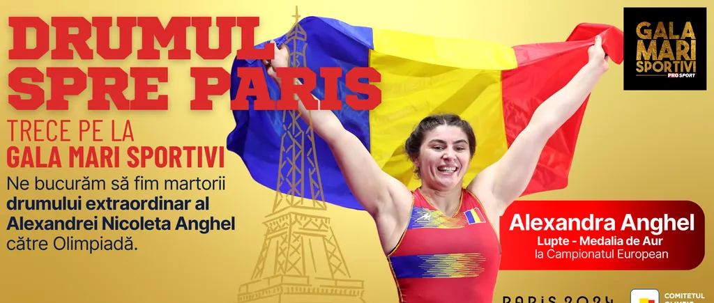 Alexandra Nicoleta Anghel, premiată la Gala Mari Sportivi 2023 pentru titlul european obținut la lupte: „Este o onoare pentru mine”. VIDEO