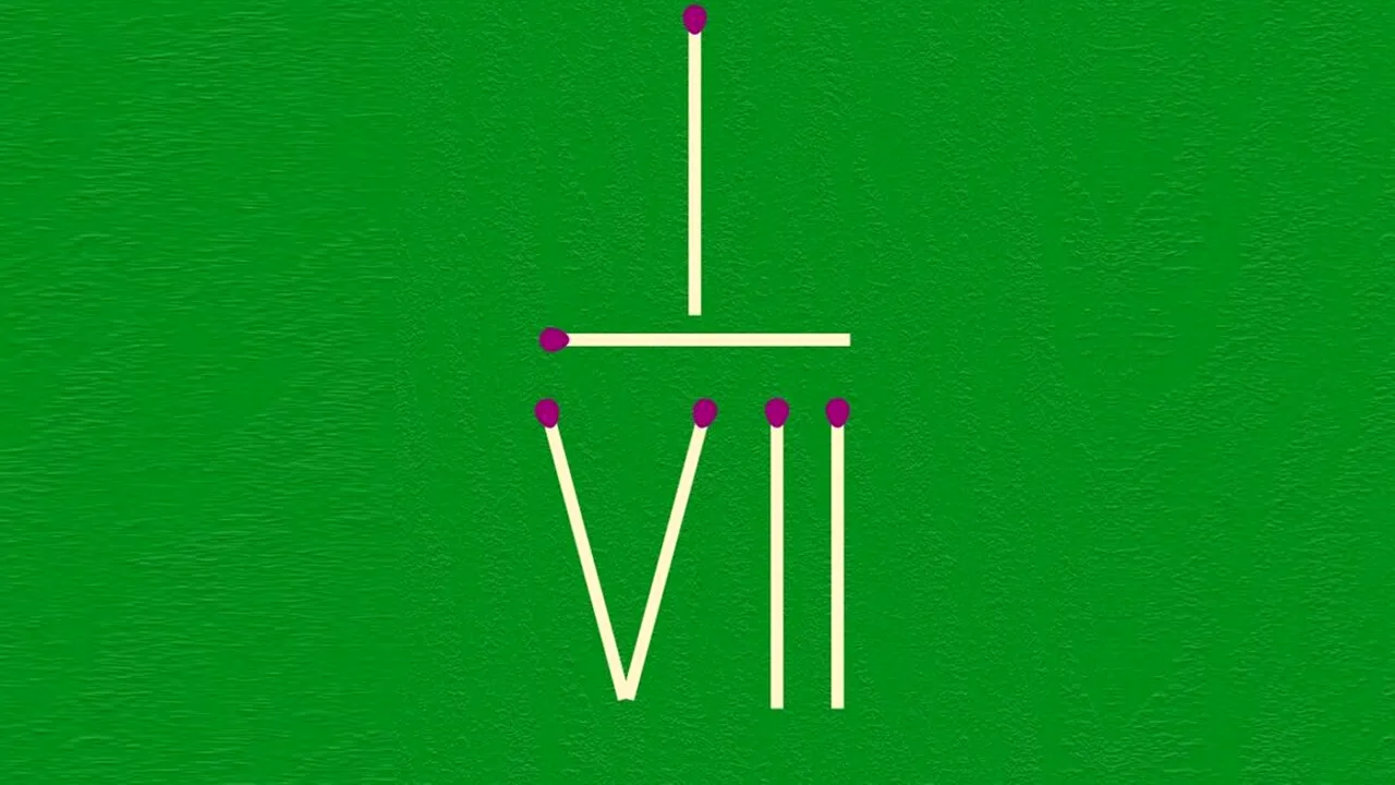 Exercițiu de logică exclusiv pentru genii | Mutați un singur chibrit, pentru a transforma 1/7 în 1