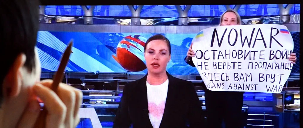 Jurnalista rusă Marina Ovsiannikova a refuzat oferta de azil a preşedintelui francez Emmanuel Macron