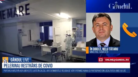 Nelu Tătaru, în direct la GÂNDUL LIVE: „Spitalele suport Covid-19 își vor mări capacitatea” / „Sper să nu fim nevoiți să intrăm din nou în lockdown!”