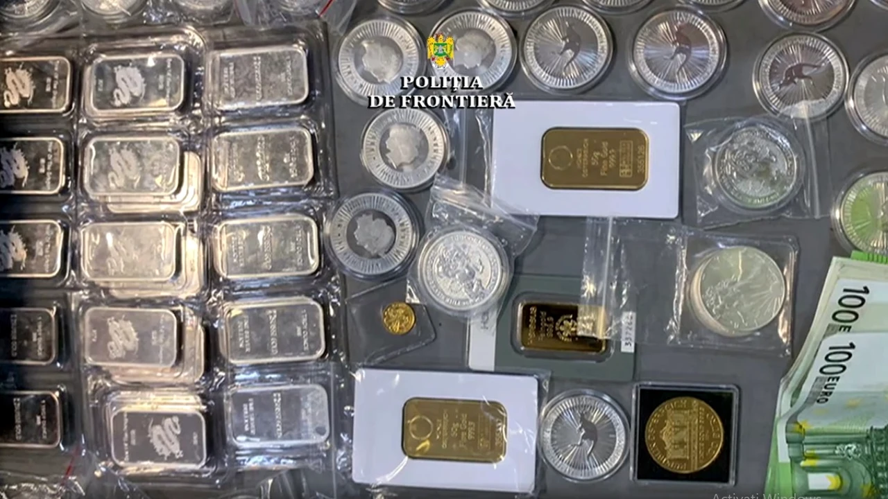 deposit colony Strict Rutele „aurului clandestin”, consolidate în pandemie: Lingouri și monede de  aur camuflate în laptop, confiscate la Aeroportul din Cluj