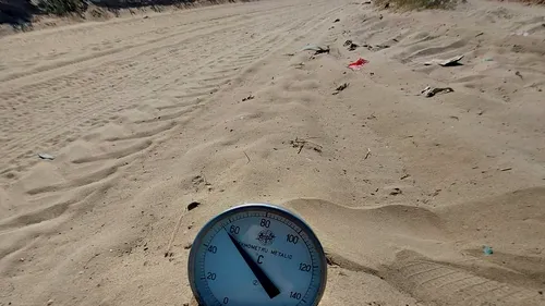 FOTO | Doljul se topește! 70 de grade Celsius, în nisipul din Sahara Olteniei