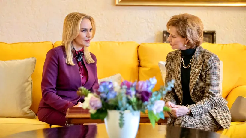 FOTO | Gabriela Firea, întâlnire cu Majestatea Sa Margareta: „Ne-am propus începerea unor colaborări care să readucă ideea de sprijin între generații”