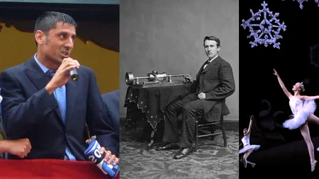 6 DECEMBRIE, calendarul zilei: Ionel Dănciulescu împlinește 48 ani/Edison realizează prima înregistrare sonoră/Premiera baletului Spărgătorul de nuci