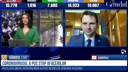 GÂNDUL LIVE. Sebastian Burduja, secretar de stat la Finanțe: „Principala monedă în această criză economică, și nu numai, este încrederea”. 65% din solicitările prin IMM Invest au fost pentru investiții