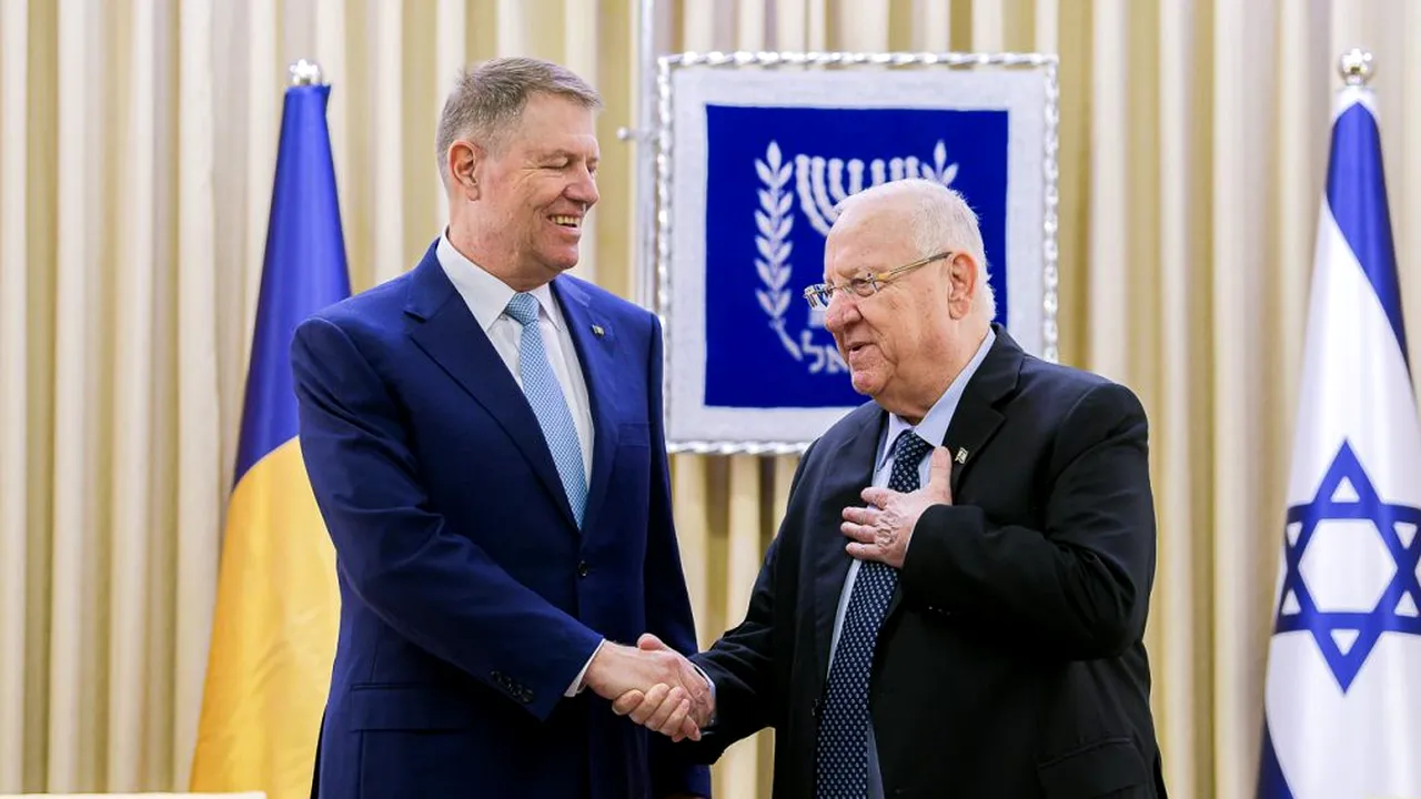 Președintele Statului Israel va efectua o vizită în România, la invitația lui Klaus Iohannis
