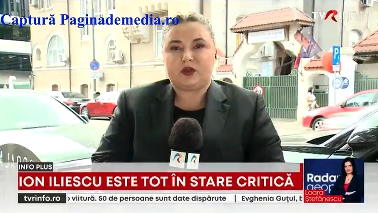 Din seria gafelor în contextul decesului lui Ion Iliescu, o jurnalistă TVR „a botezat” Spitalul Agrippa Ionescu. Ce nume i-a dat unității medicale