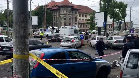 Caz șocant în București. Un SPP-ist a coborât din mașină și s-a împușcat în mijlocul străzii. VIDEO