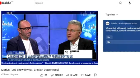 Poll Marius Tucă Show: „Vă permiteți să înlocuiți electrocasnicele cu unele cu consum redus, conform îndemnului Guvernului?”. Telespectatorii nu au ezitat să răspundă