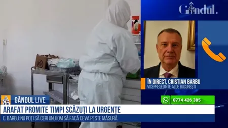 Cristian Barbu, vicepreședintele ALDE București, la GÂNDUL LIVE: Deciziile Ministerului Sănătății nu au fost convingătoare nici măcar pentru medici! / Nu poți să îi ceri unui om să facă peste puterile lui