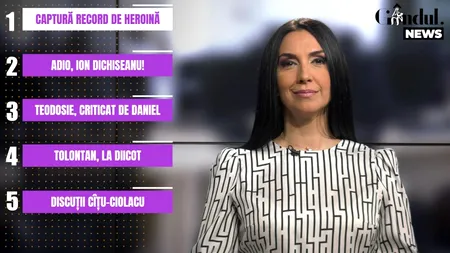 GÂNDUL NEWS. Captură record de droguri în România