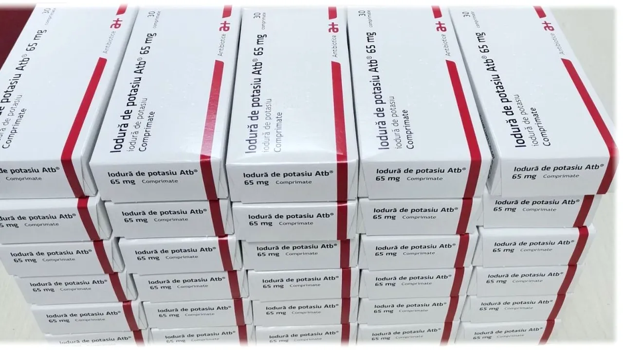 27 de milioane de pastile de iodură de potasiu trimise la DSP-urile din țară. Cum pot fi distribuite către populație