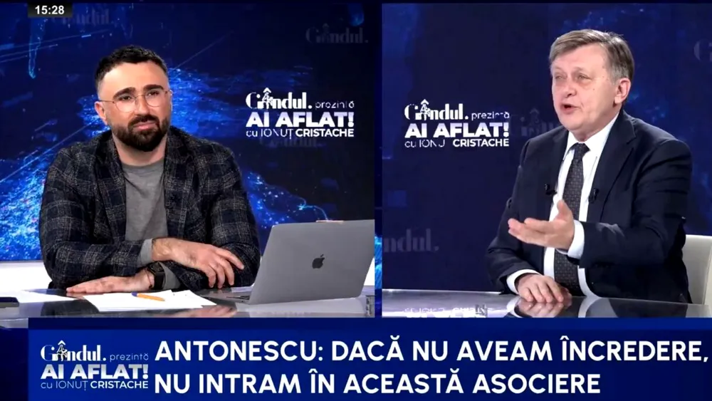 Crin Antonescu, despre candidatura comună la PREZIDENȚIALE: „Propunerea oficială a venit din partea cui trebuia să vină”