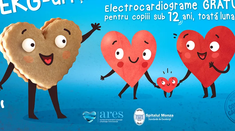 Copiii până la 12 ani pot face electrocardiograme gratuite pe toată durata lunii iunie