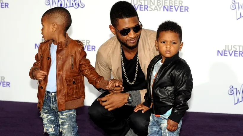 Usher a primit custodia celor doi copii pe care îi are cu fosta lui soție