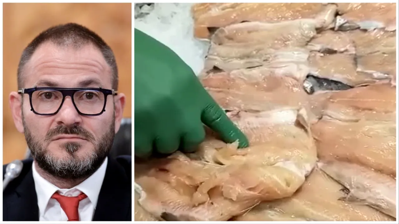 VIDEO| ”Peștele este ținut putrezit”, constată un comisar ANPC într-un magazin Kaufland. Horia Constantinescu: ”Pot afecta viața