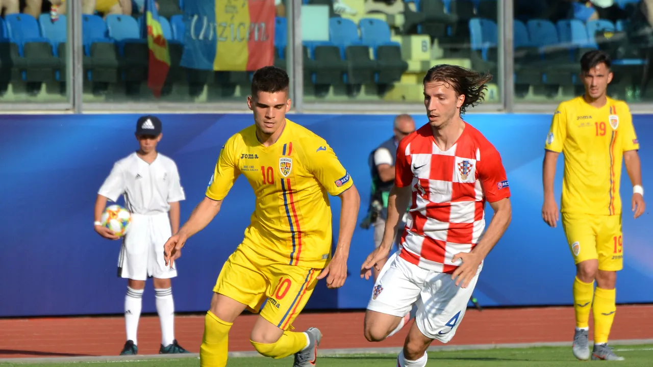 EURO U21 2019 | România vs Croația 4-1, la Campionatul European U21: Debut superb pentru tricolorii mici, după ce au lipsit 21 de ani din această competiție
