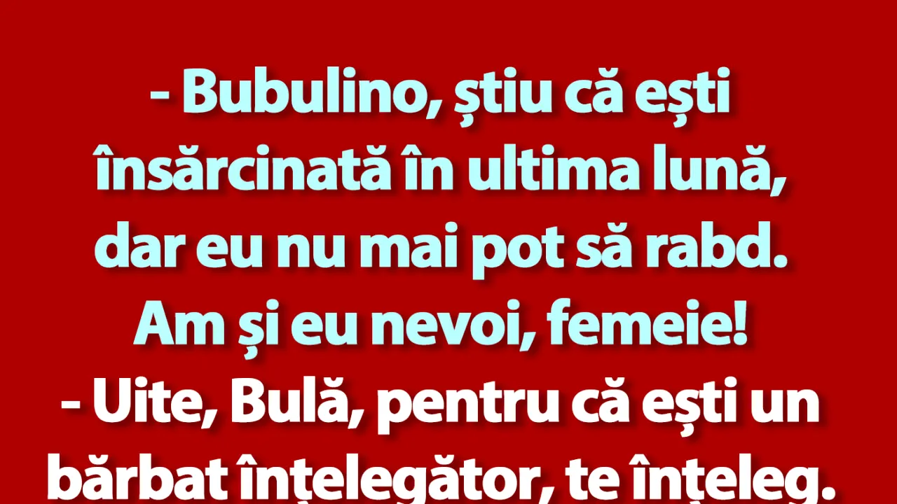 BANC | Bulă și vecina pretențioasă