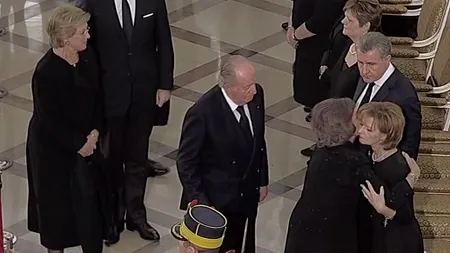 Regele emerit al Spaniei Juan Carlos i-a adus un omagiu Regelui Mihai la Palatul Regal