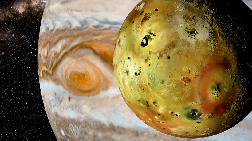 Luna vulcanică a planetei Jupiter. NASA a publicat noi imagini cu Io