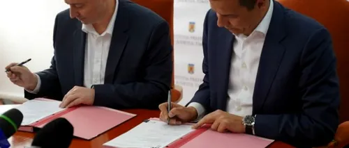Sorin Grindeanu a semnat contractul de proiectare şi execuţie a tronsonului de pe Autostrada Lugoj - Deva
