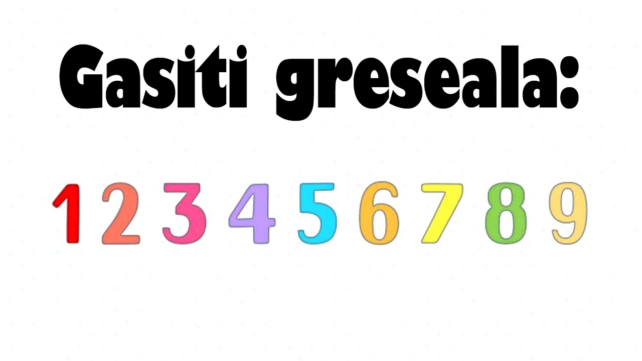 Test de inteligență cu 10 întrebări, exclusiv pentru genii | Prima: Găsiți greșeala în seria de cifre din imagine!