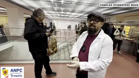 Piedone, primit de studenții din Regie cu aplauze/Acesta le-a transmis: