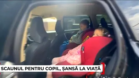 Scaunul pentru copil, o șansă la viață. În România, în jur de 120 de copii mor anual în accidente pentru că nu sunt protejați de sisteme de siguranță