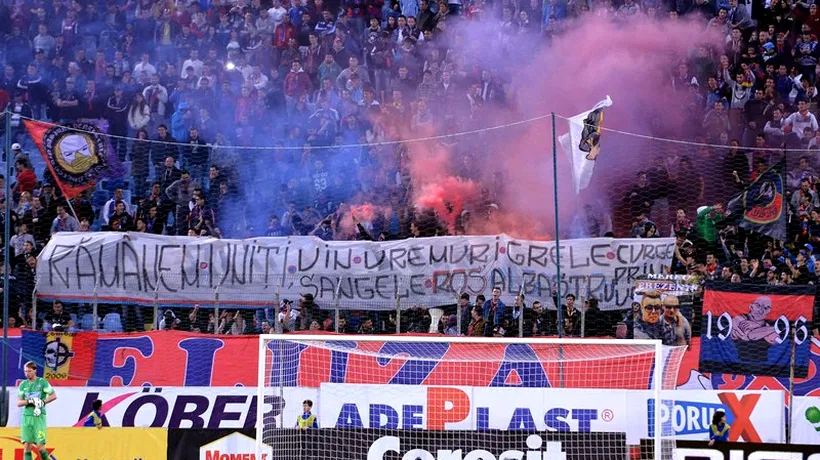 Motivul incredibil pentru care Steaua scapă de pedeapsă după  scandările xenofobe ale fanilor din meciul cu Astra