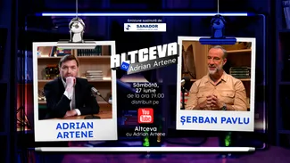 Actorul Șerban Pavlu a mărturisit la „Altceva cu Adrian Artene” că s-a gândit să renunțe: „Mi-am dorit să nu fiu actorul unui singur personaj”