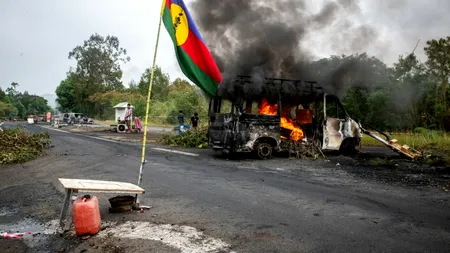 MAE: Patru cetățeni români se află în Noua Caledonie cuprinsă de tulburări civile 
