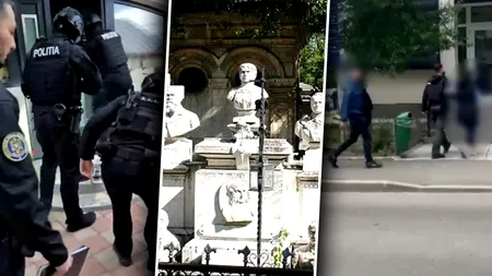 Patru persoane, reținute după percheziții la Cimitirul Bellu într-un dosar de înșelăciune cu lucrări funerare supraevaluate