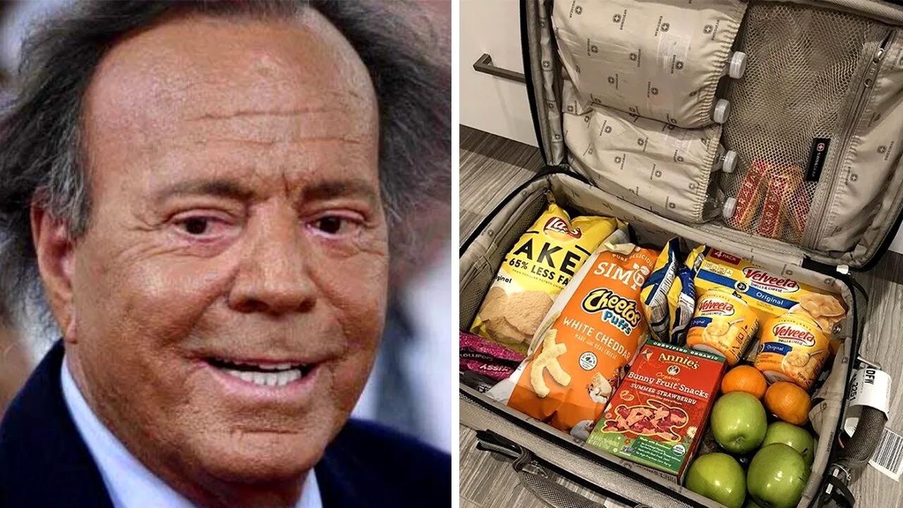 Cele 13 alimente din cauza cărora Julio Iglesias a fost reținut pe aeroport. Ce mâncare avea în valiză, de fapt
