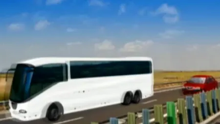 Animație grafică. Cum s-a produs accidentul de duminică, de pe Autostrada Soarelui, în care 33 de persoane au fost rănite