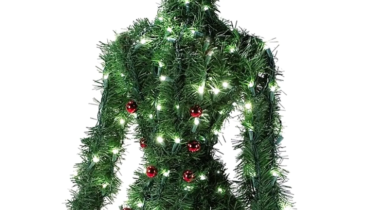 O nouă invenție de Crăciun: bradul-rochie