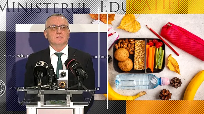 Sorin Cîmpeanu anunță implementarea programului Masă sănătoasă în școli, pentru a reduce abandonul școlar