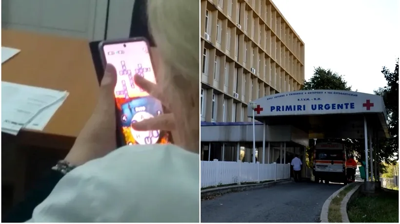 SCANDALOS. Doctoriță din Vaslui, filmată când se joacă pe telefonul mobil. De necrezut ce le-a putut spune pacienților