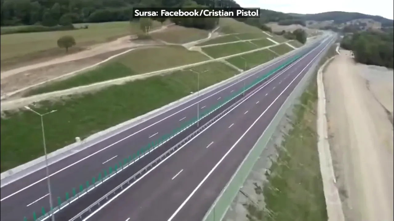 Șantierul Secțiunii 4 a Autostrăzii Sibiu – Pitești (A1) este aproape gata. Ultimele două teste finale până la intrarea în circulație