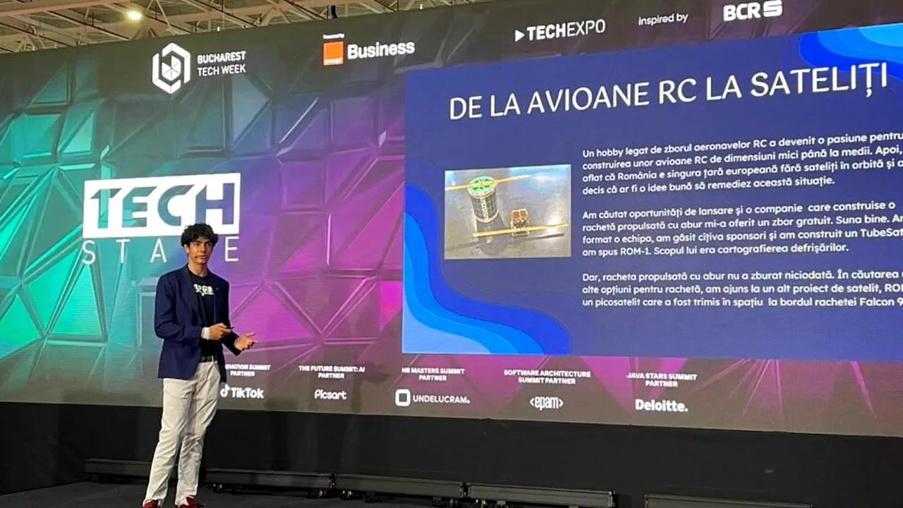 Publicul Tech Expo, uimit de membrii campaniei „100 de tineri pentru dezvoltarea României” a Fundației Dan Voiculescu