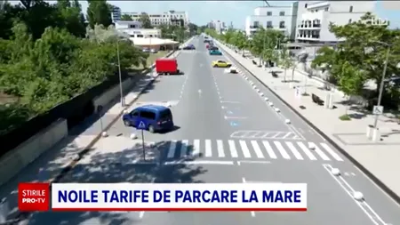 Noile tarife de parcare la mare. Prețurile au crescut la 4 lei pe oră