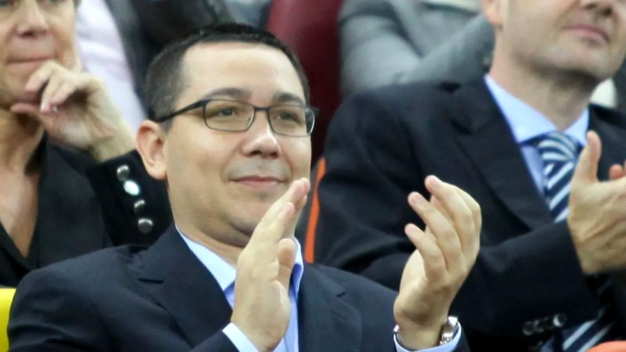 STEAUA - CHELSEA 1-0. Victor Ponta: Sunt foarte bucuros, aș vrea să merg și la Londra