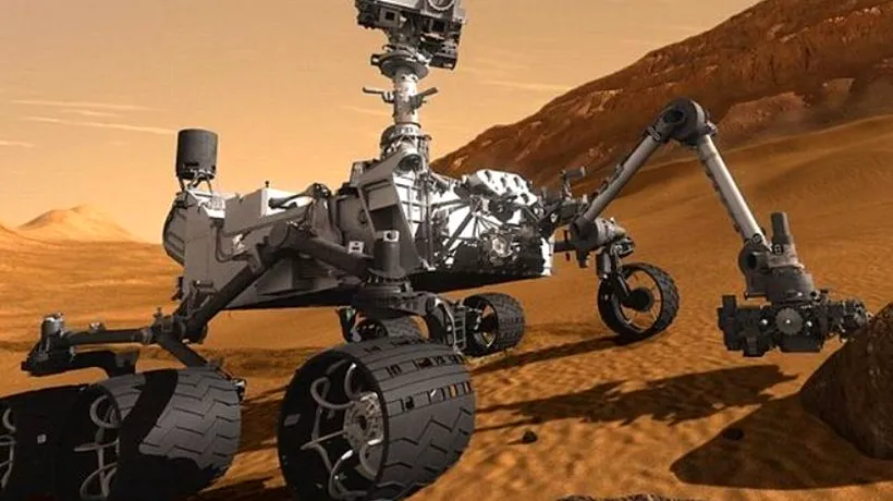 Robotul Curiosity a descoperit pe Marte urmele unui fost lac cu apă dulce