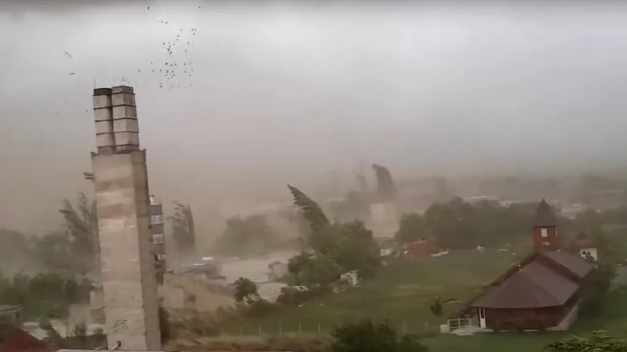 Cod portocaliu de furtună în Arad. Lista județelor aflate sub avertizare cod galben