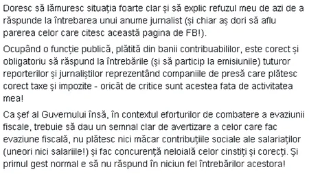 ActiveWatch, după ce premierul a spus că nu le mai răspunde jurnaliștilor angajați la companii cu datorii la stat: „Ponta înțelege greșit rolul presei